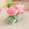 Large size 55/80/100 cm Stuffed Animal Soft Crocodile Alligator Cotton Pillow Cushion Plush Toy For Children Climbing Practice