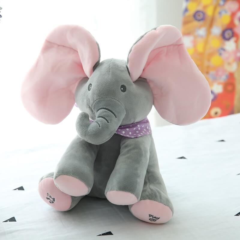 Peek a Boo Elephant Plush Toy As Children's Appease Toys