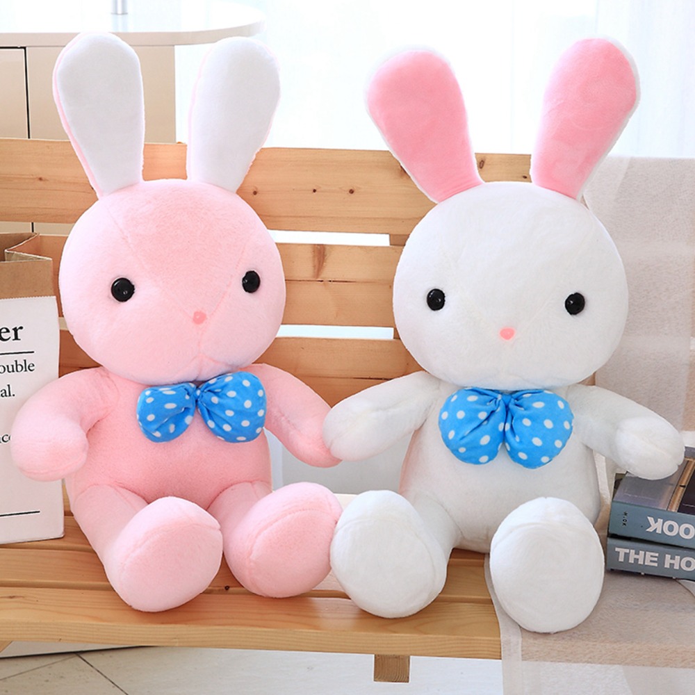 40/60/80 cm Soft Rabbit Plush Toy Stuffed Animal Bunny Rabbit Plush Soft Placating Toys Brand For Children's Bed Toy