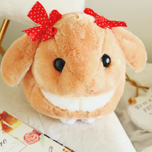 Soft Rabbit Lop Plush Toy 30/40 cm Stuffed Animal Rabbit With Little Bowknot Toy for Children's Day Gift Or Bedroom Decoration