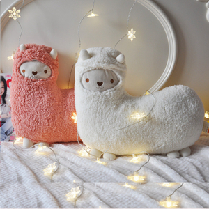 47x47 cm Soft Aromatherapy Alpaca Plush Toy Lovely Stuffed Animal Alpaca Aromatherapy Pillow For Kids Birthday Gift
