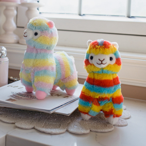 35/50 cm Soft Rainbow Alpacasso Alpaca Plus Toy Stuffed Japanese Alpacasso Alpaca Soft Plush Baby Toy Plush Animals Alpaca