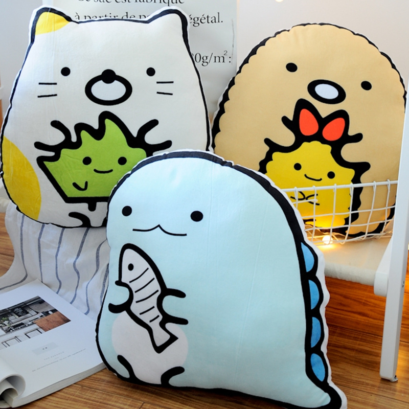 San-x Soft Toy Pillow Corner Bio Handheld Biological Soft Stuffed Plush Animal Toy Cartoon Cushion For Fans