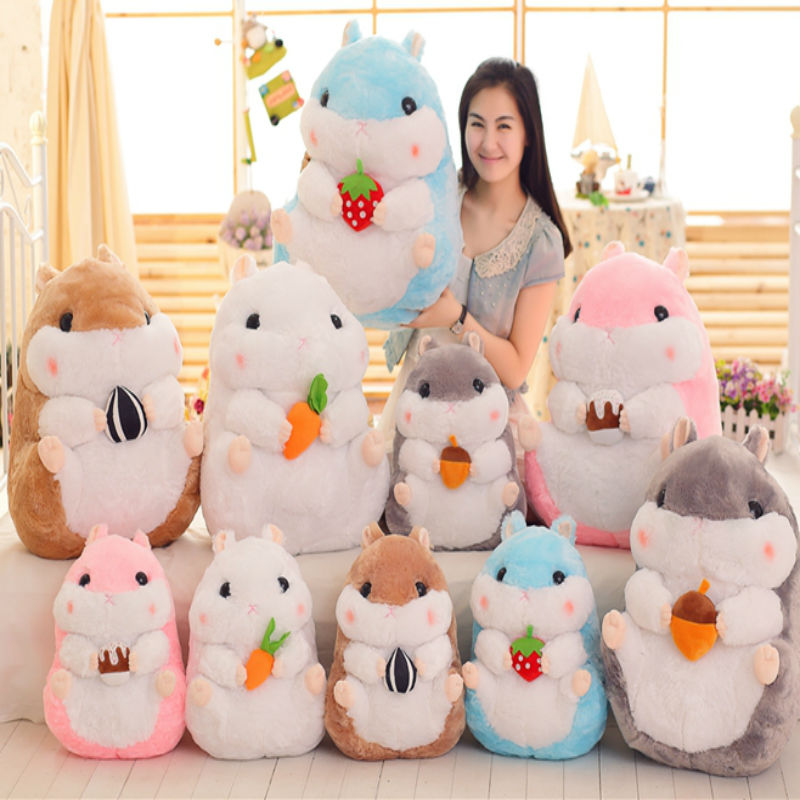 38/55 cm Japanese Adorable Plump Soft Hamster Plush Toy Toys For Children