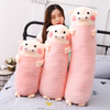 70/90/100cm Soft Sleeping Pig Plush Toy Stuffed Animal Pig Long Pillow for Kids Appease Toy Baby's Room Decoration