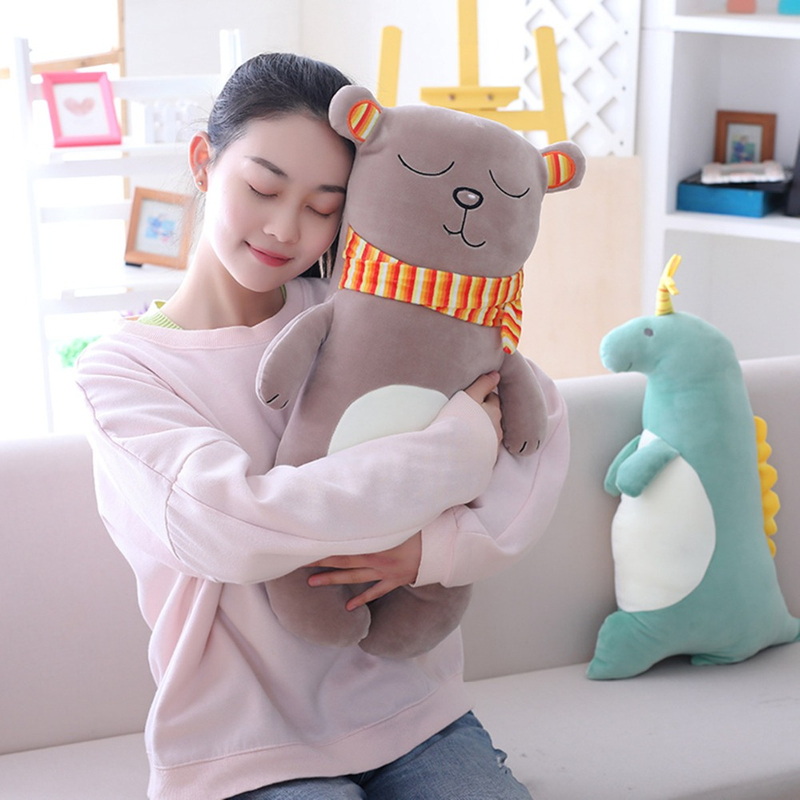 55 cm Dinosaur Plush Toy Cushion & Pillow Stuffed Animal Toys for Children New Born Baby Gift Bedroom Decoration