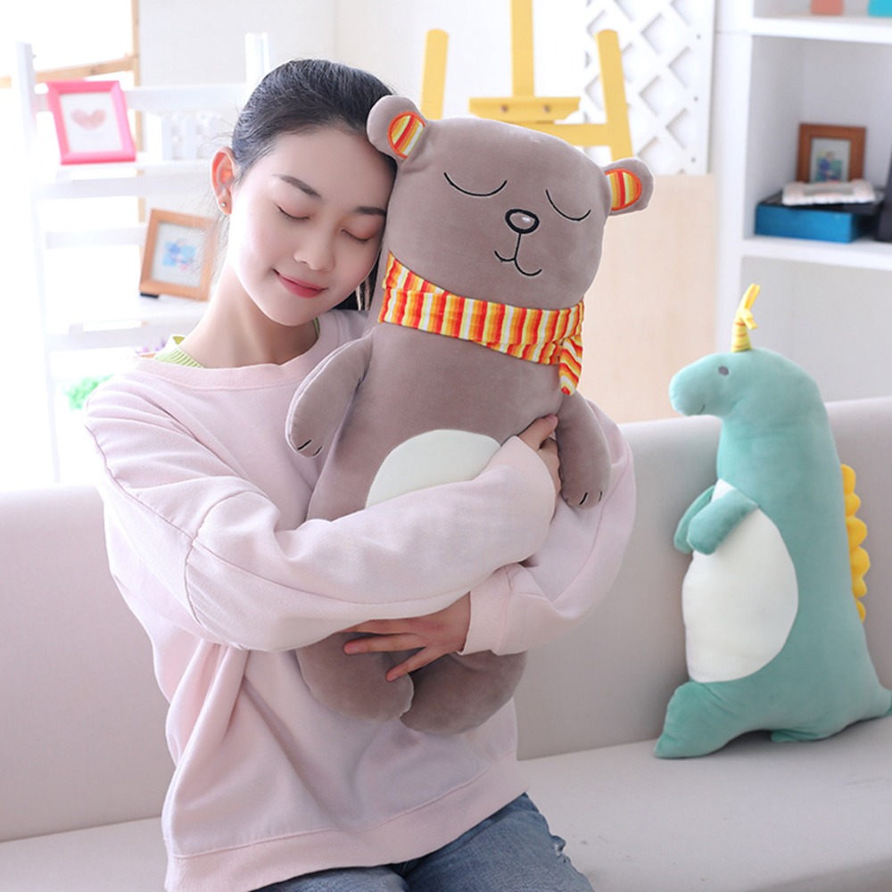 55 cm Dinosaur Plush Toy Cushion & Pillow Stuffed Animal Toys for Children New Born Baby Gift Bedroom Decoration