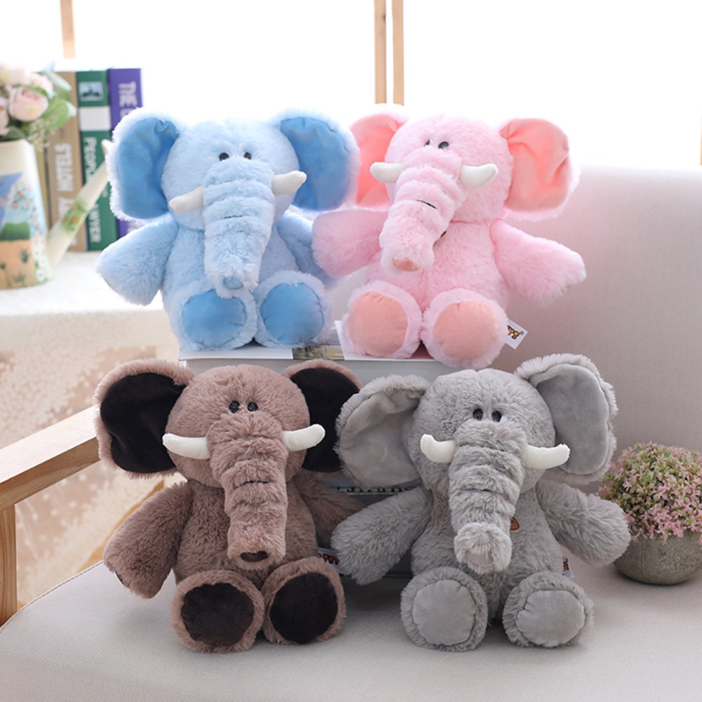 30 cm Elephant Soft Plush Toy Stuffed Animal Elephant Baby Appease Placating Toy Cotton Plush Toy For Children